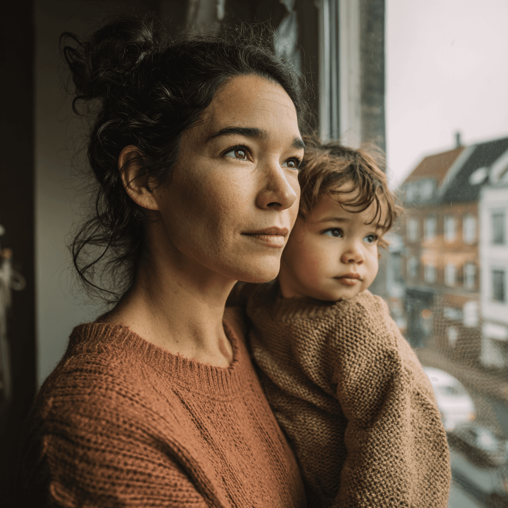 Person handing over documents at the Ausländerbehörde counter